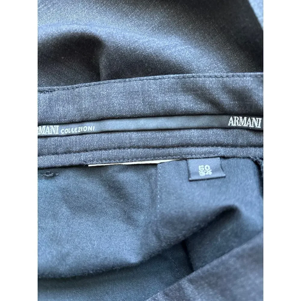 Vintage Armani Collezioni Wool Dress Pants Italy 50/US 32